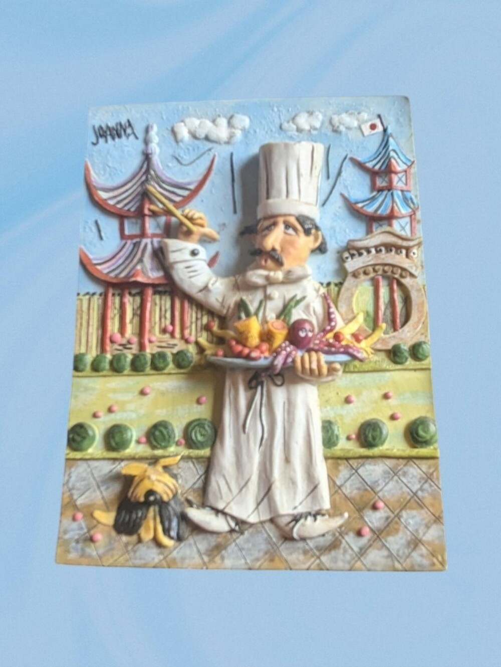 French Cook Resin Kitchen Decor